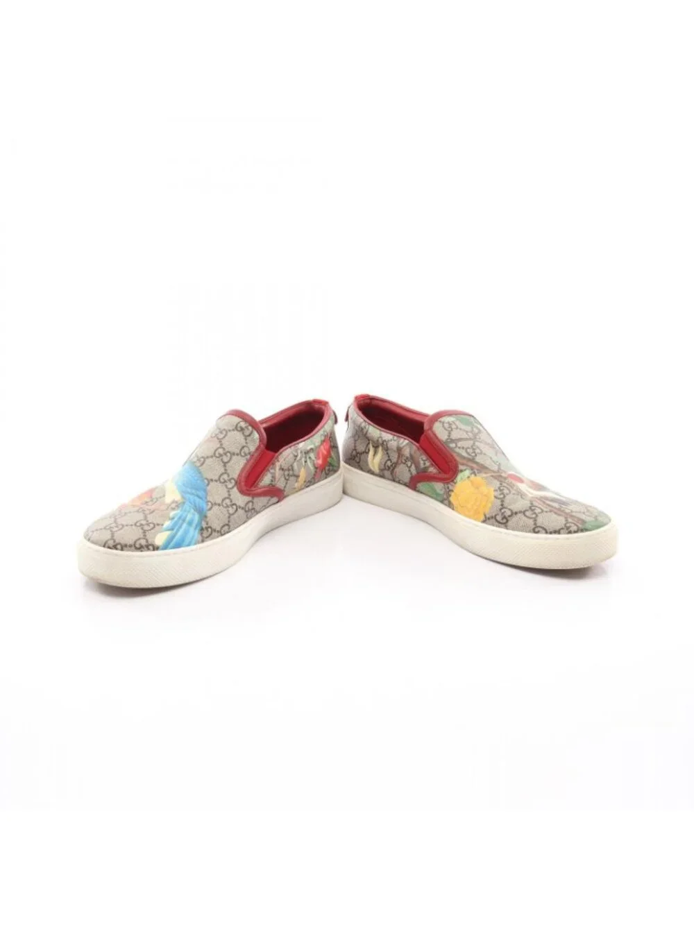 Gucci Sneakers Tian GG Supreme Slip on Canvas Leather Low
